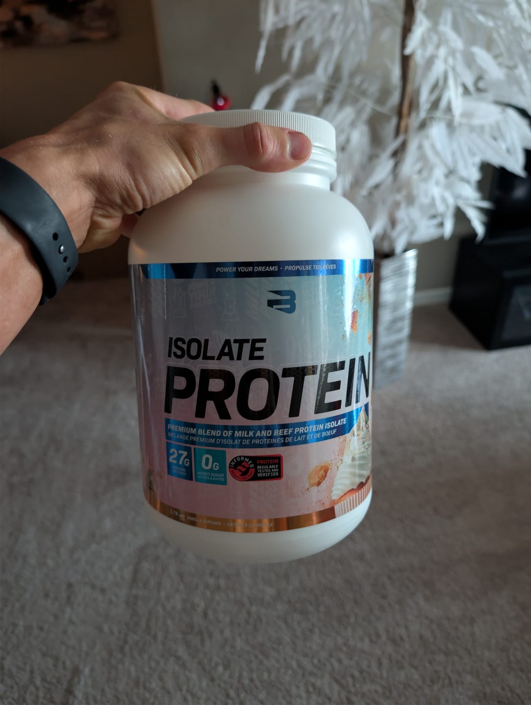 Customer photo review of Isolate Protein