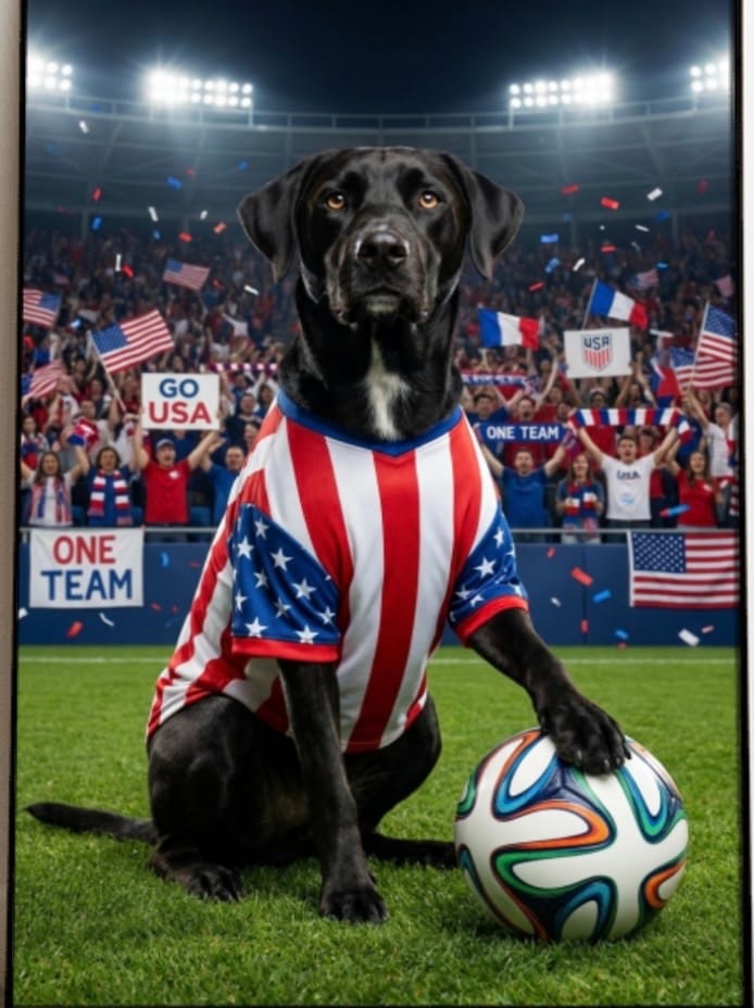 Customer photo review of World Cup - Personalized Poster