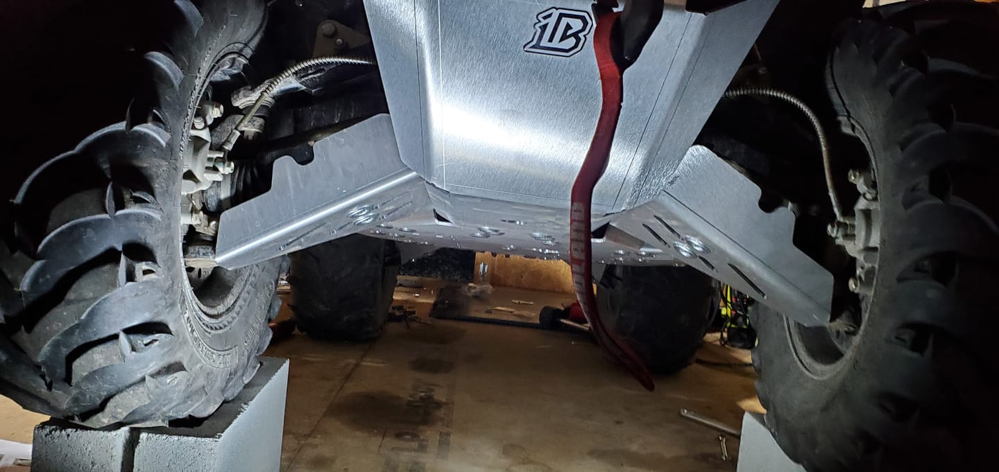 Customer photo review of Skid plate full set (aluminum): CFMOTO CFORCE 600 (2020-2022)