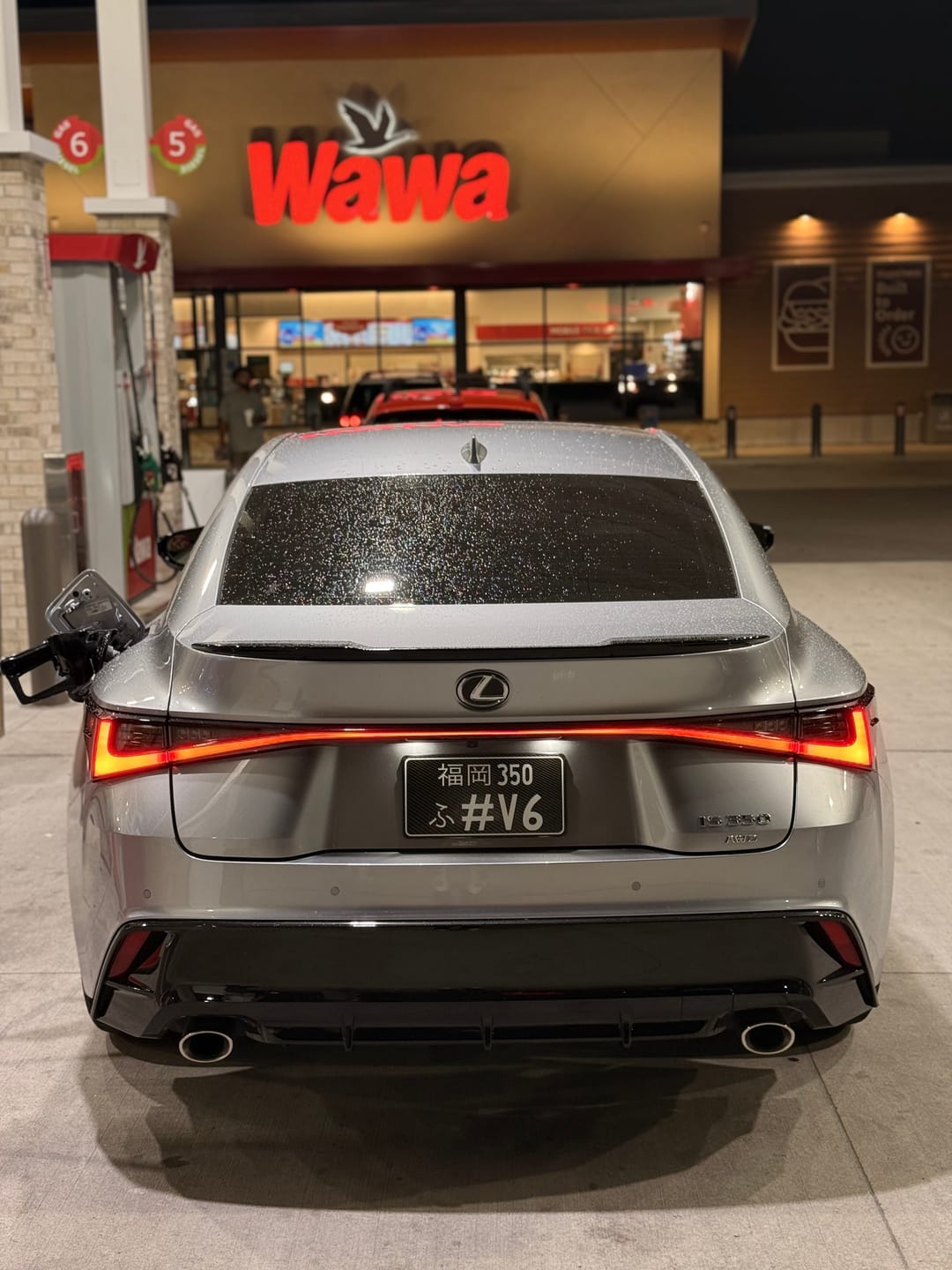 Customer photo review of Custom Japanese License Plate - Vanity & Magnetic Cover