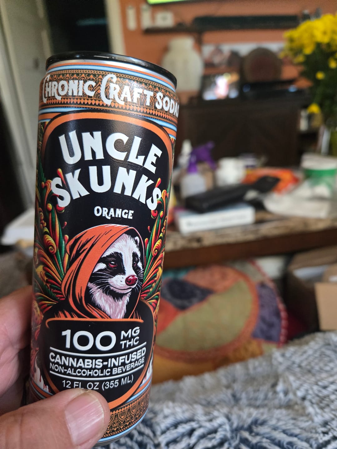 Customer photo review of Bourbon Cream | 100 mg | 12oz Chronic Craft Soda