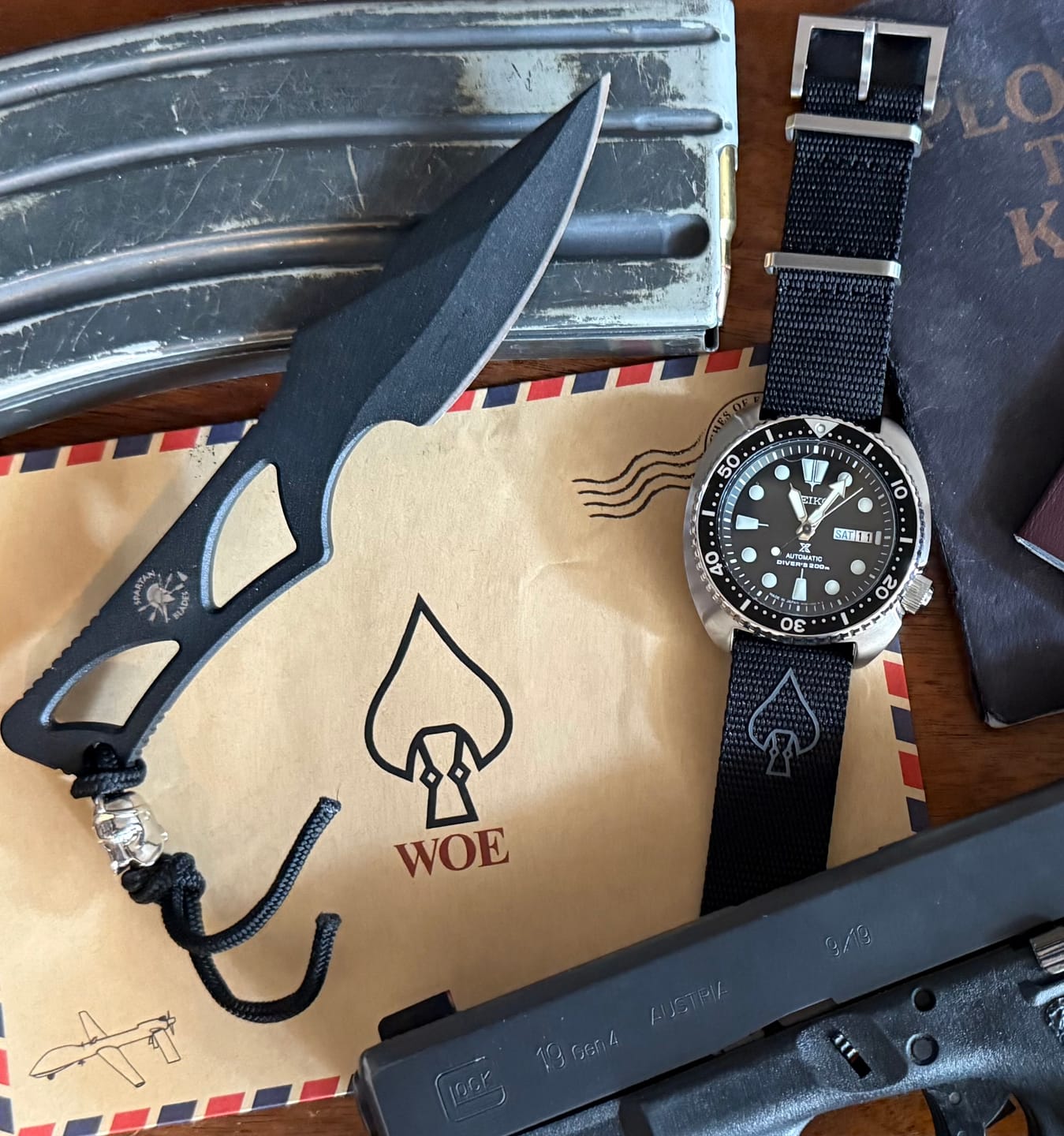 Customer photo review of NOFORN Single-Pass Watch Strap