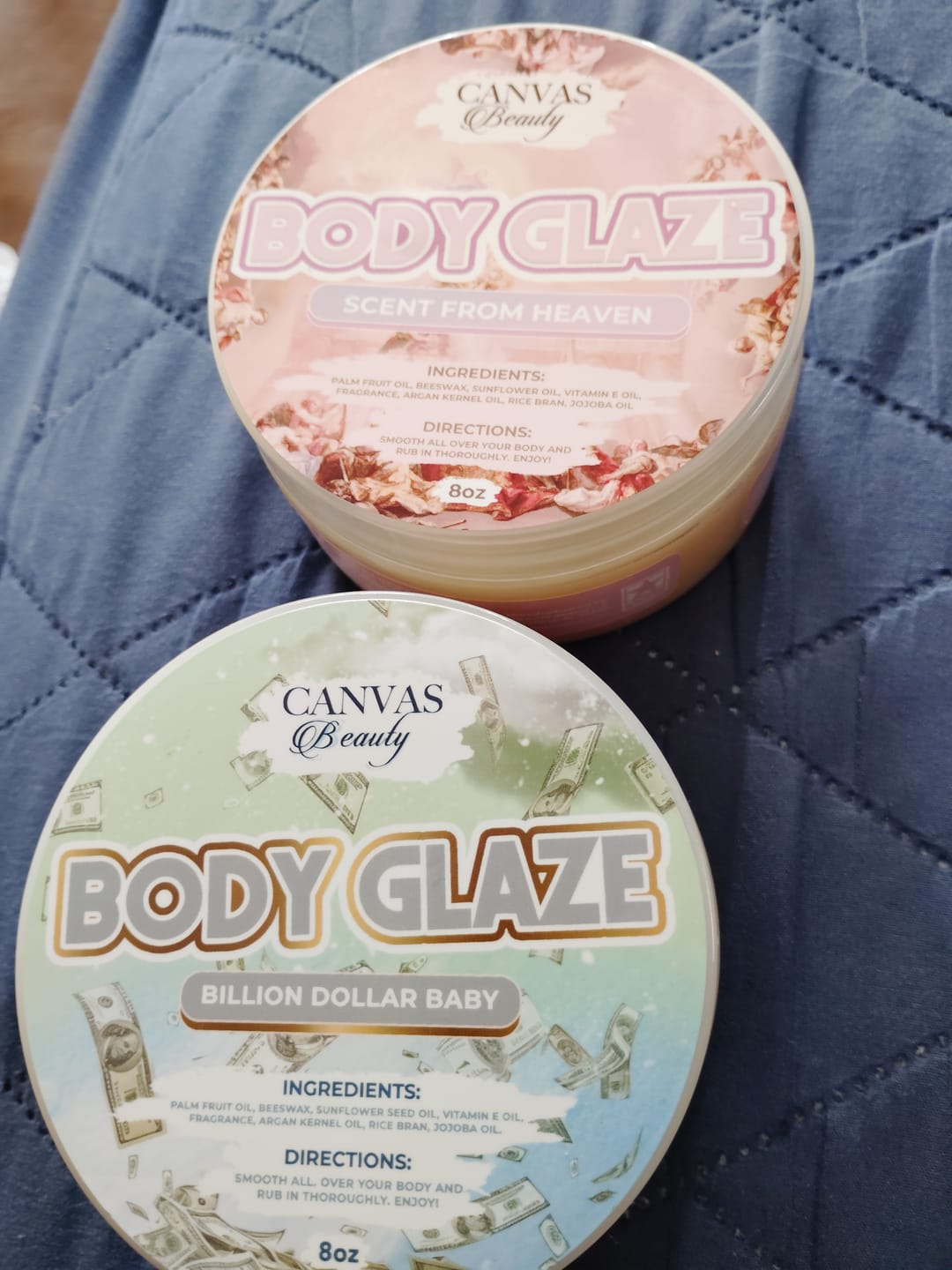 Customer photo review of BODY GLAZE: BILLION DOLLAR BABY