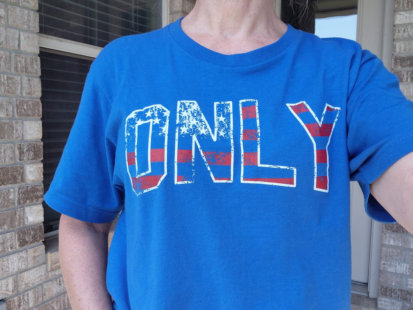 Customer photo review of Only Flag T-Shirt