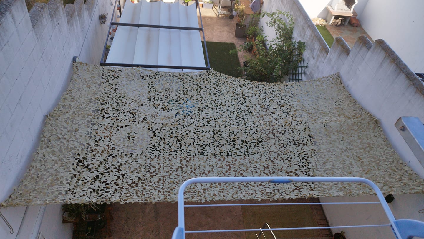 Customer photo review of Red de camuflaje reforzada beige