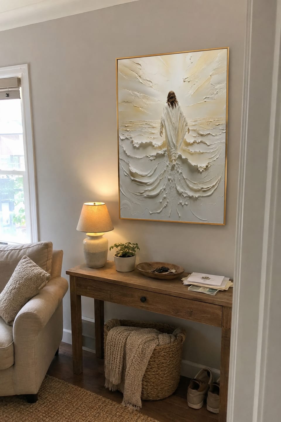 Customer photo review of Jesus Walking on the White Sea