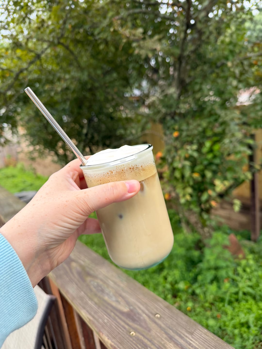Customer photo review of Almond Croissant Syrup