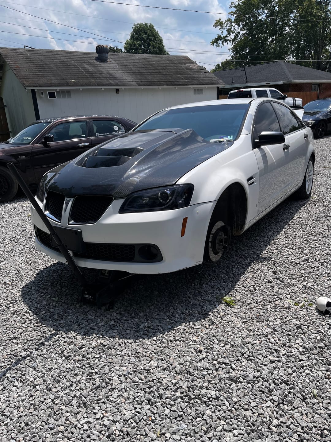 Customer photo review of 2008-09 Pontiac G8 ZR1 Front Bumper Hood Vented Cover
