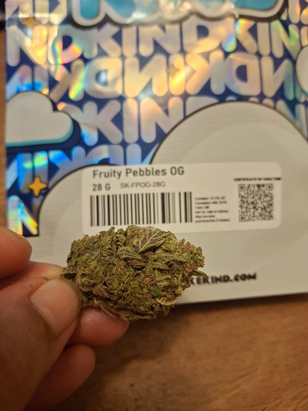 Customer photo review of Fruity Pebbles OG - 28 Grams - Indica