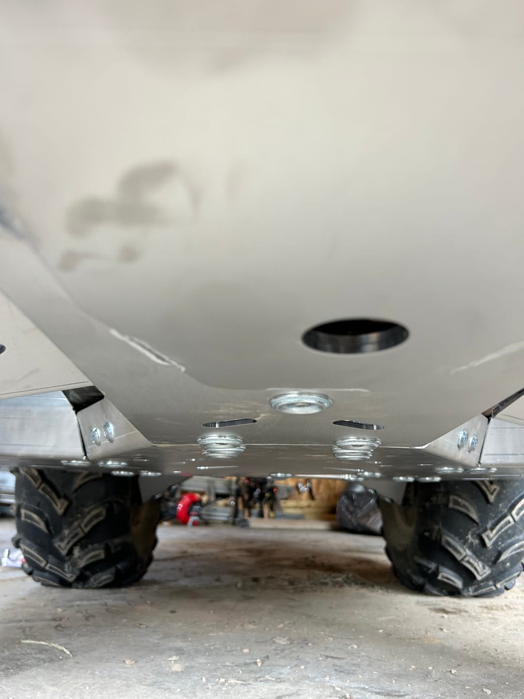 Customer photo review of Skid plate full set (aluminum): CFMOTO CFORCE 600 (2020-2022)