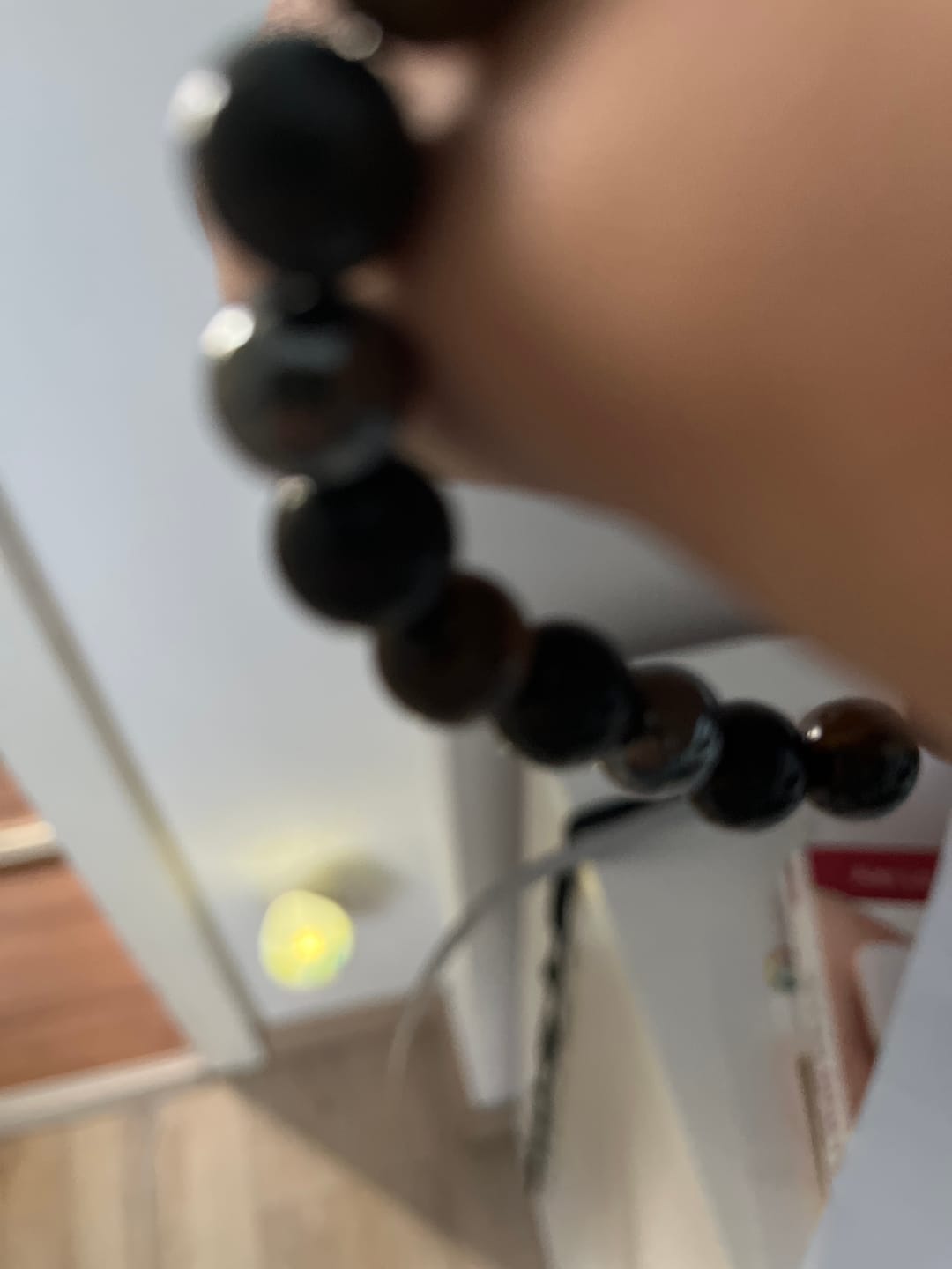 Customer photo review of DREIFACHER SCHÜTZER Tigerauge - Hämatit - Schwarzer Obsidian