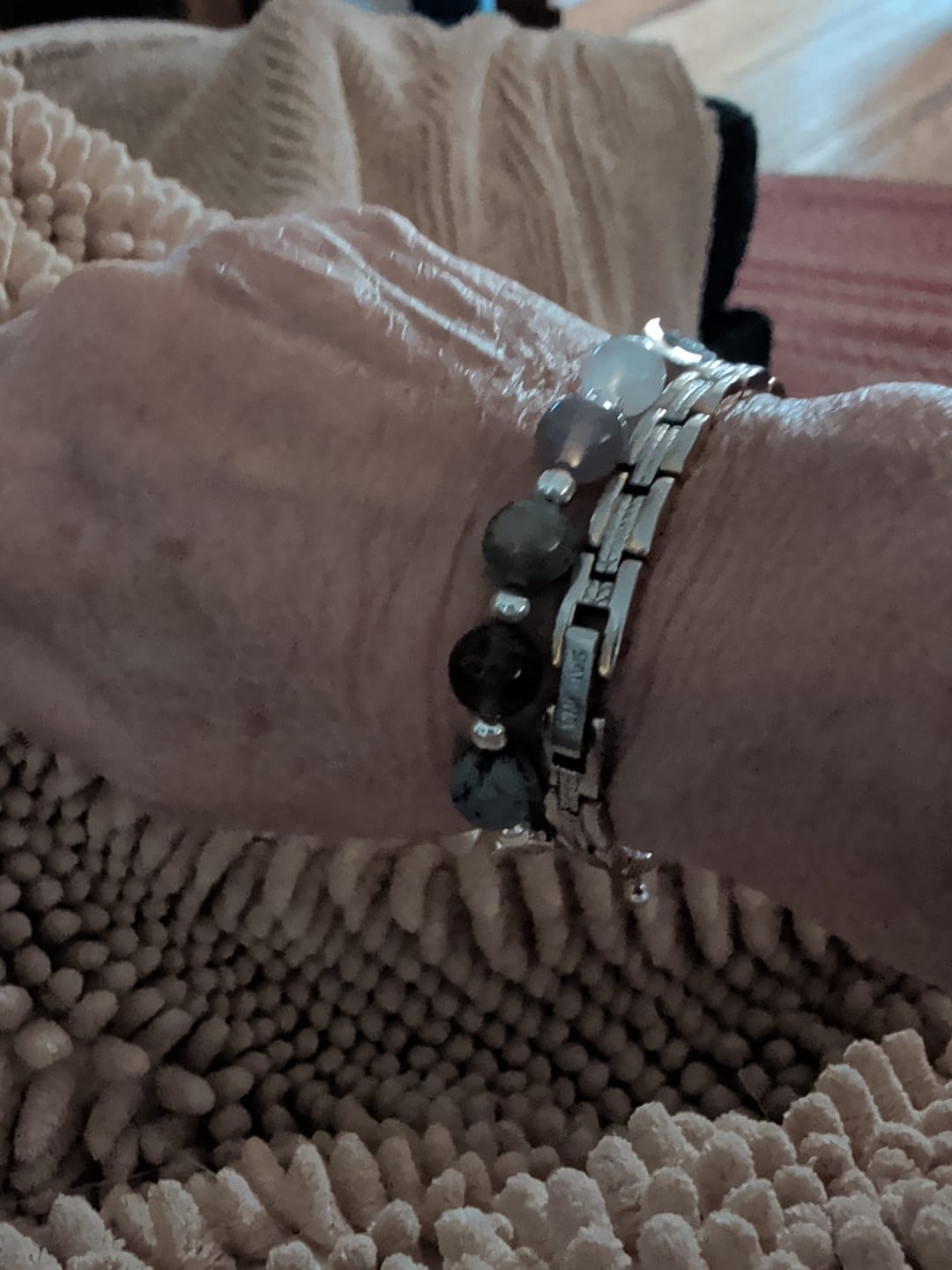 Customer photo review of Moon Phases Crystal Healing Bracelet