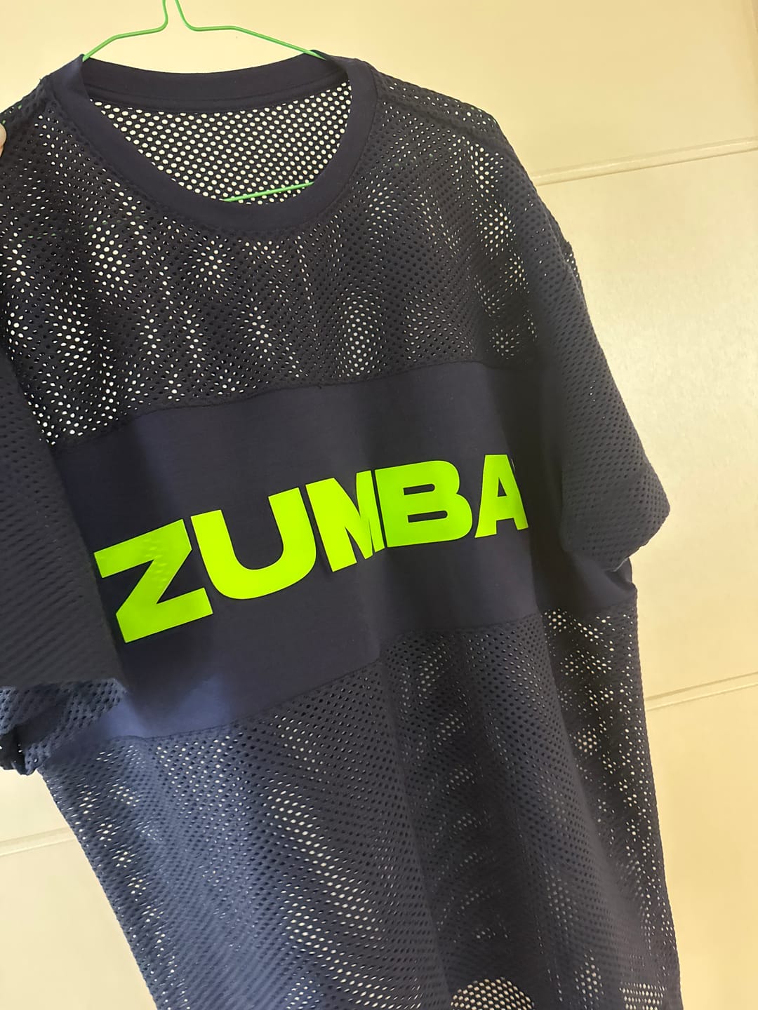 Customer photo review of Jean Jamz Boxy Mesh Top