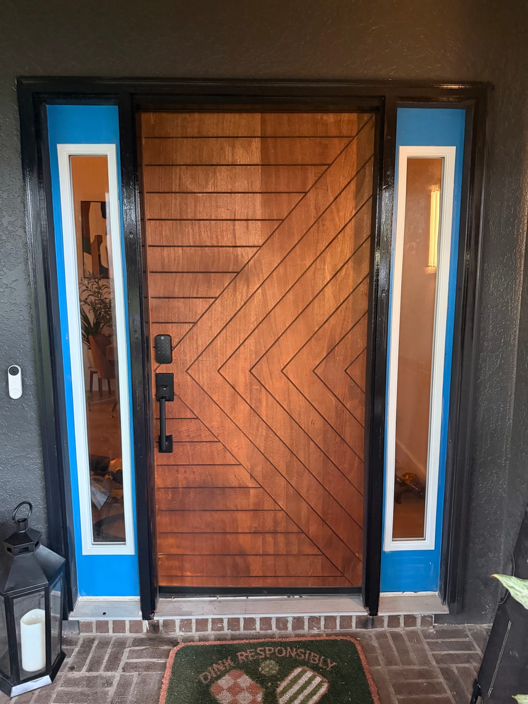 Customer photo review of Clear 1 Lite Glass and Frame Kit (Full Sidelite)