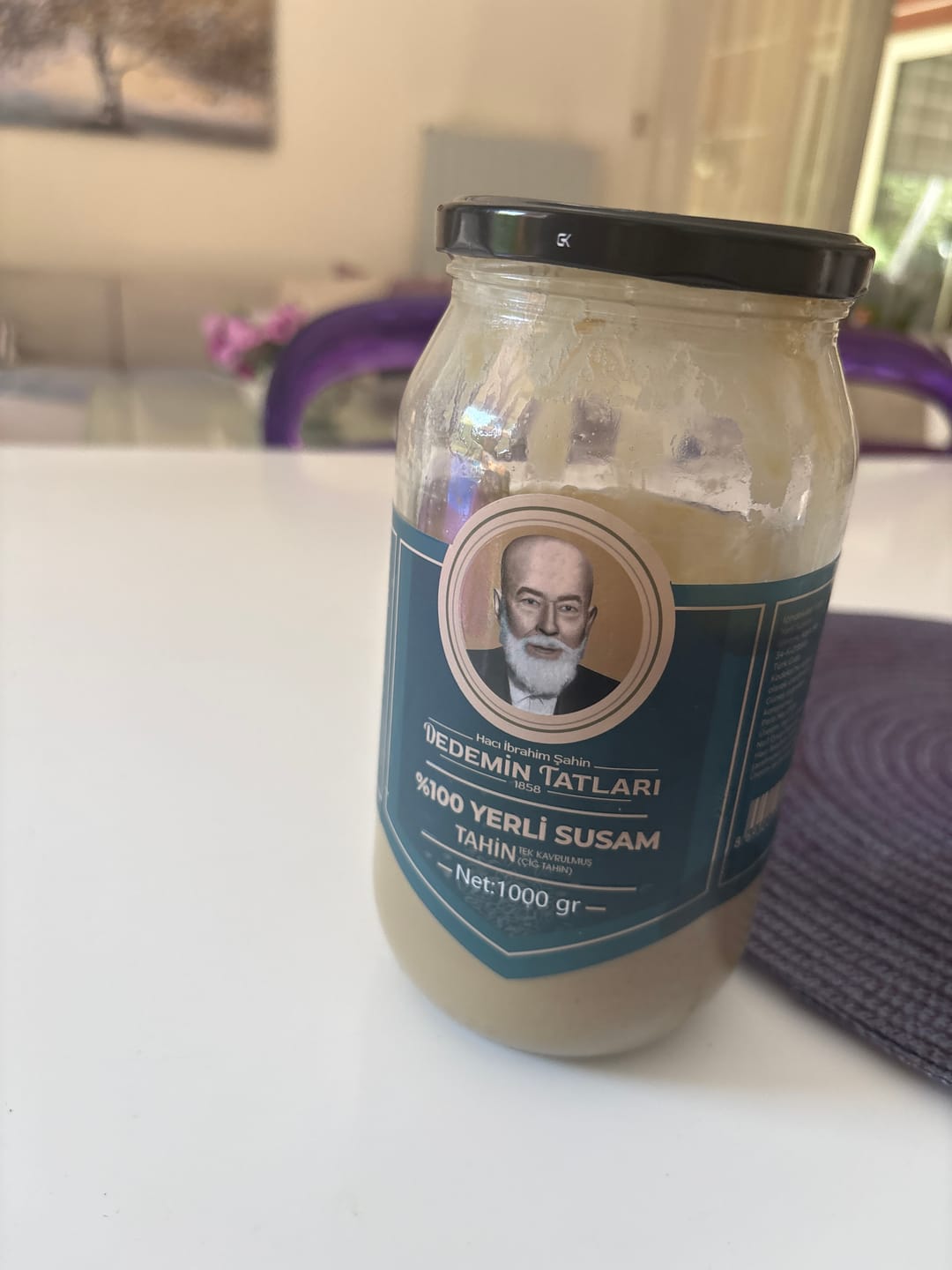 Customer photo review of %100 Yerli Susamdan Çiğ Tahin - 1000gr 3'lü Paket