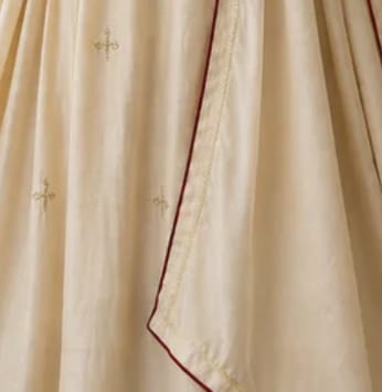 Customer photo review of Ivory Embroidered Anarkali Suit Set