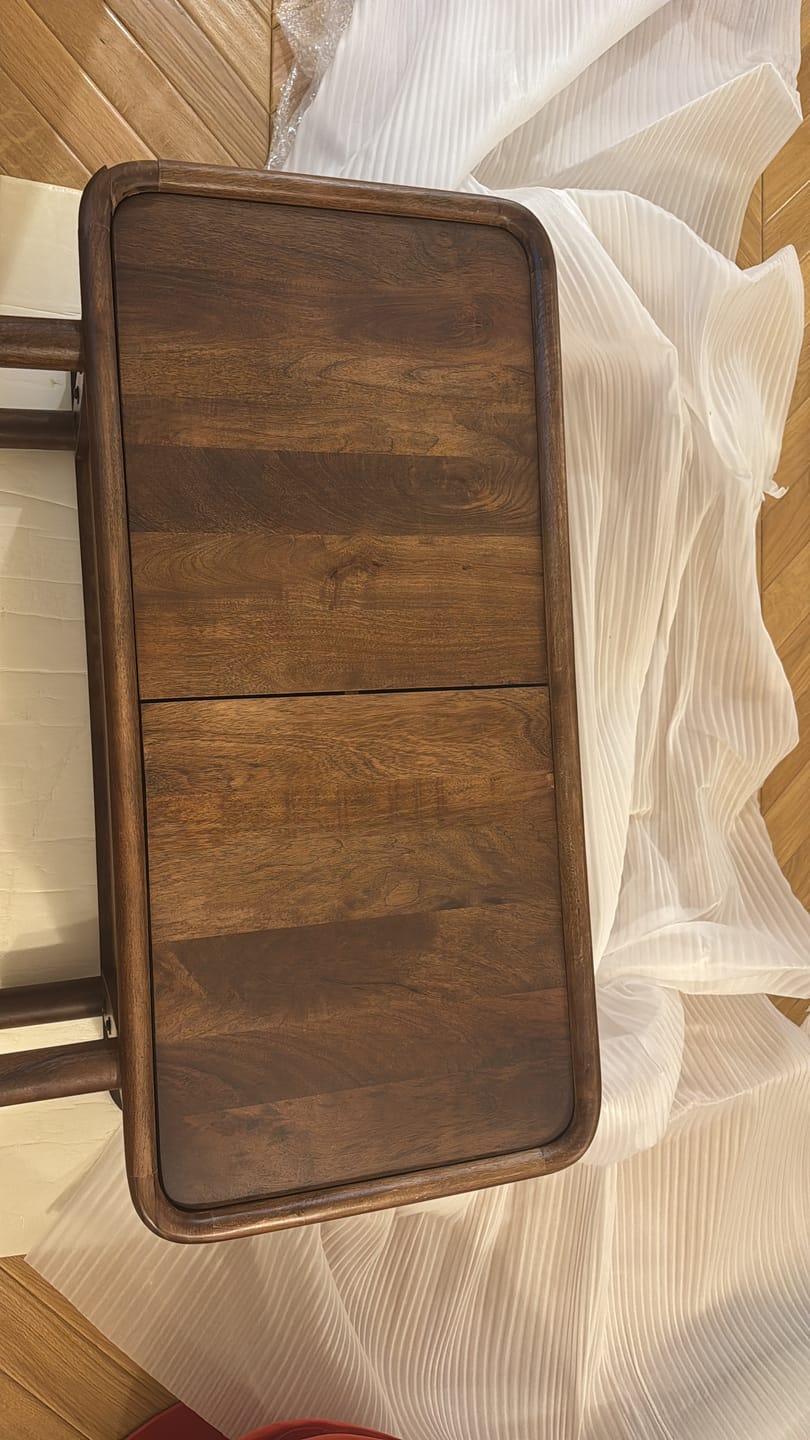Customer photo review of NASHIK - Buffet 2 portes en bois massif de manguier