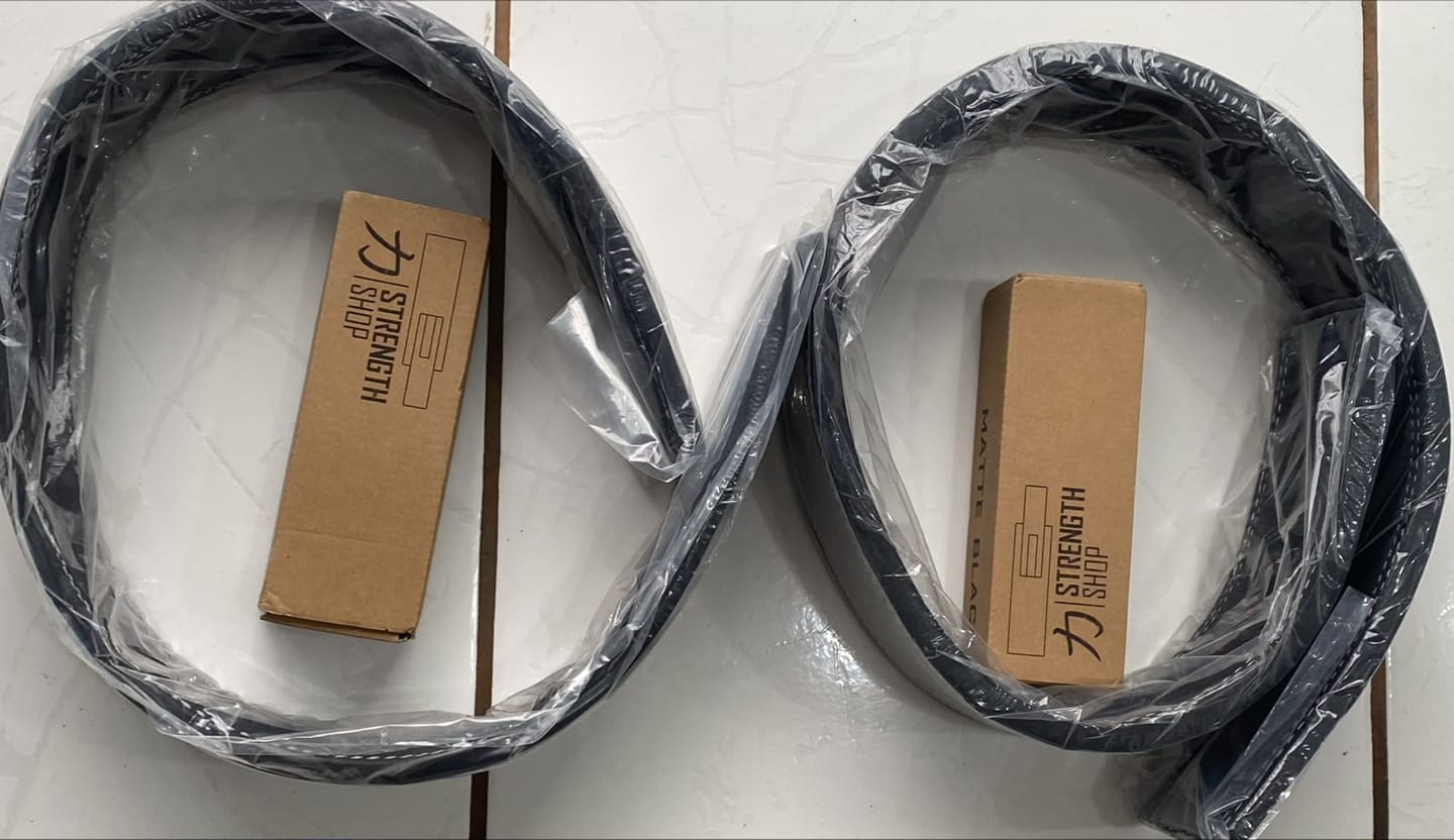 Customer photo review of 10MM Lever Belt - Black