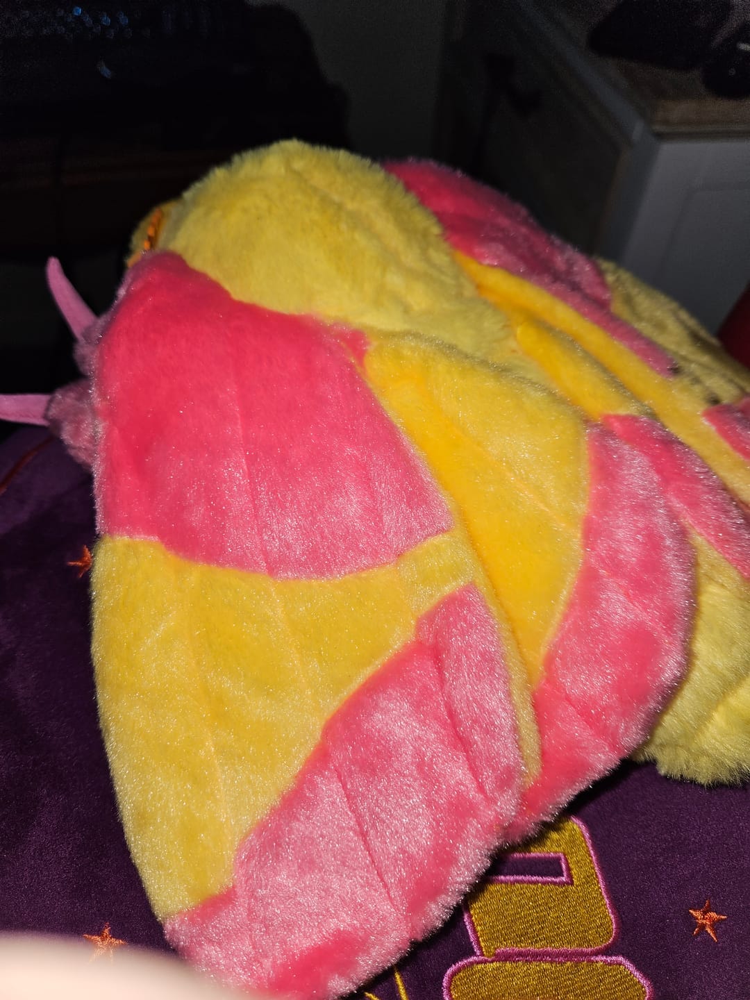 Customer photo review of Rosy Maple Moth Soft Stuffed Plush Toy