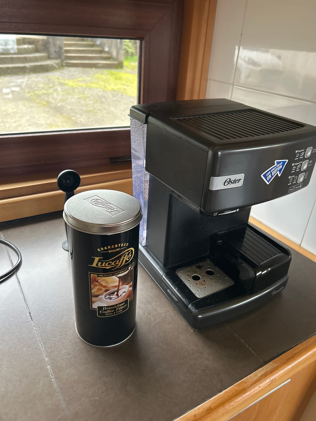 Customer photo review of Lucaffe Breakfast Coffee filter 500 grs Grano Molido