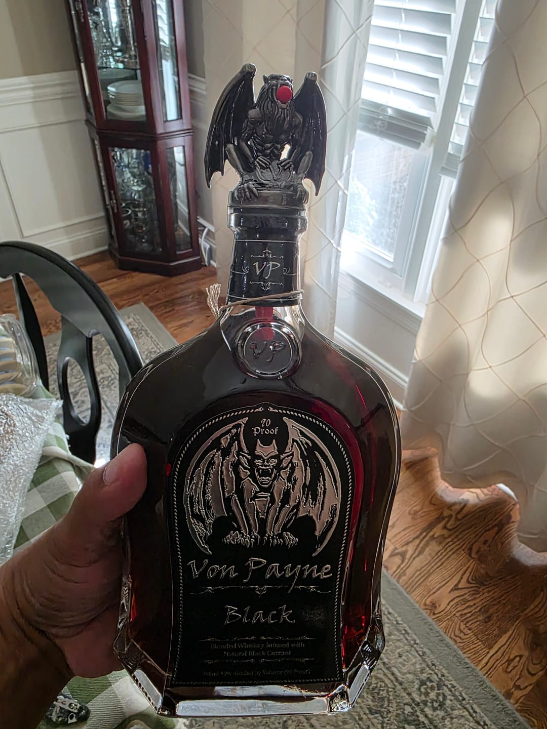 Customer photo review of Von Payne Black Blended Whiskey (2) Bottle Bundle