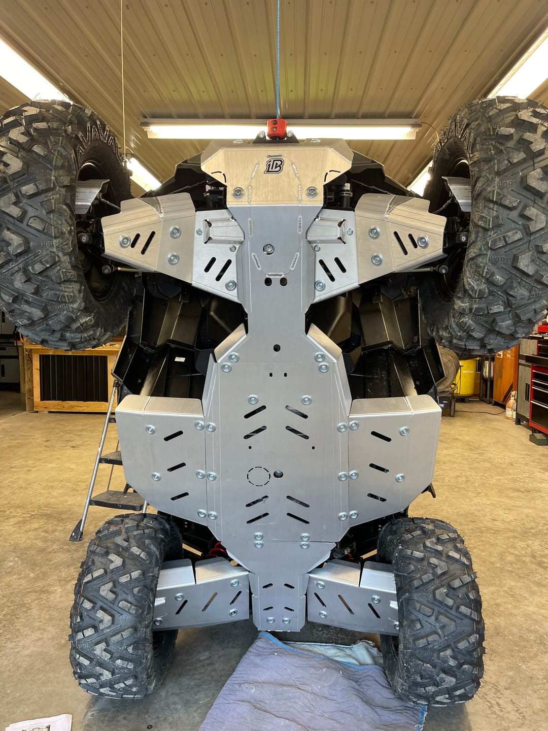 Customer photo review of Skid plate full set (aluminium): Polaris Sportsman: XP 1000 S