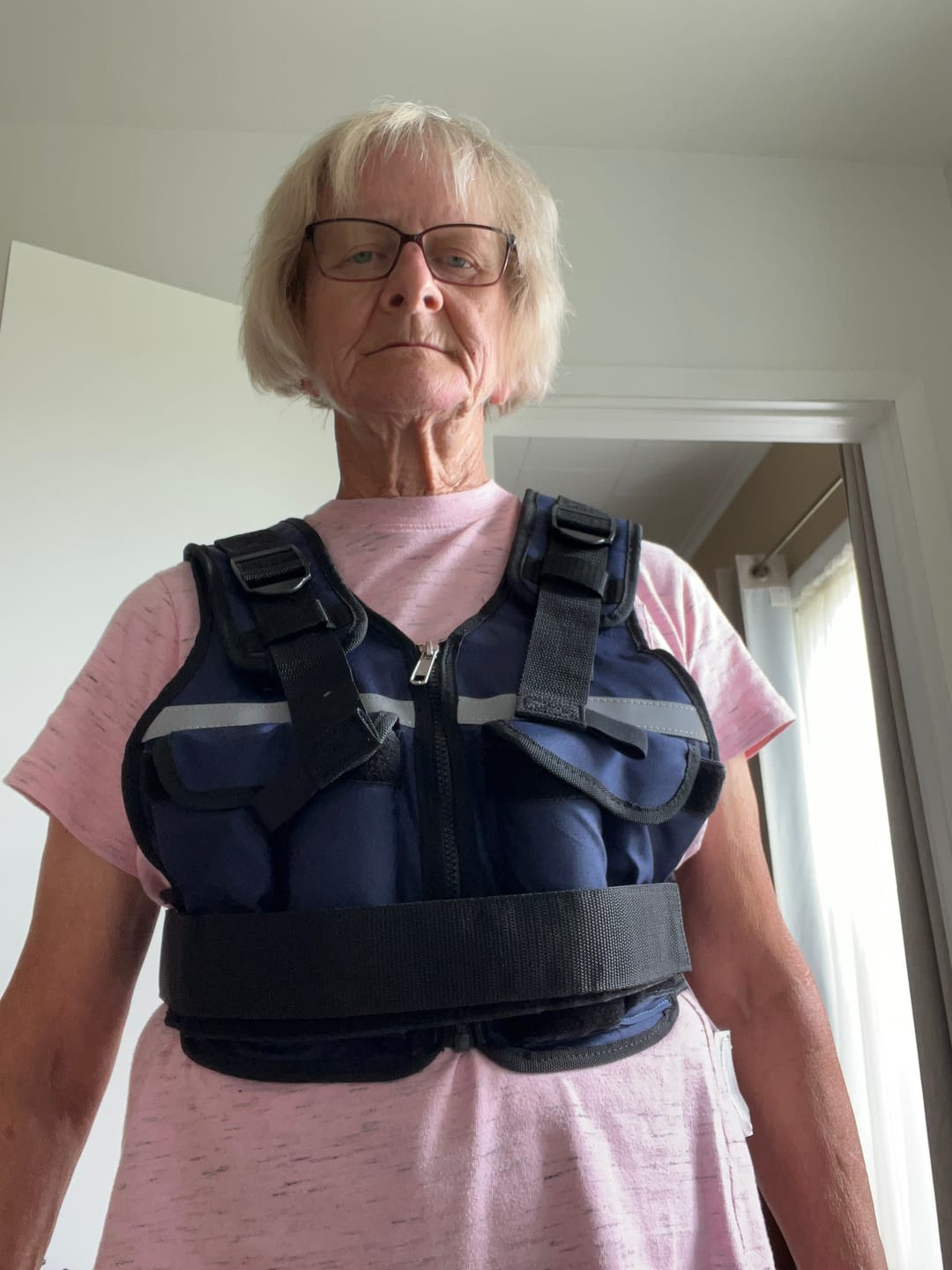 Customer photo review of Sportneer Adjustable Weighted Vests 2-18 lbs