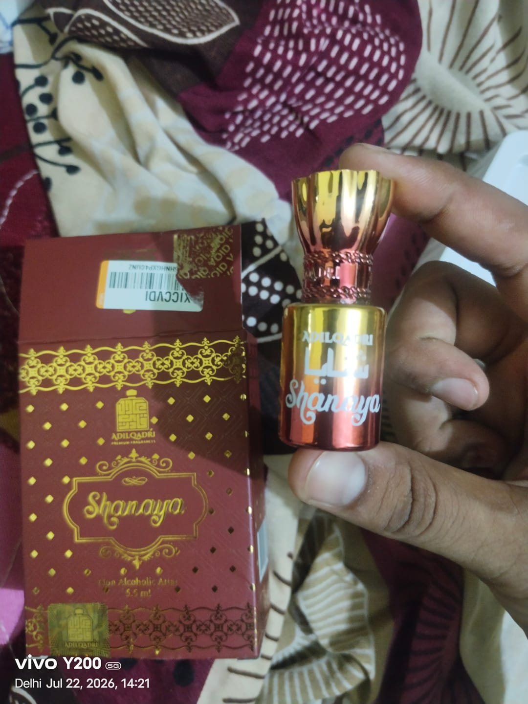 Customer photo review of Shanaya Luxury Attar Perfume