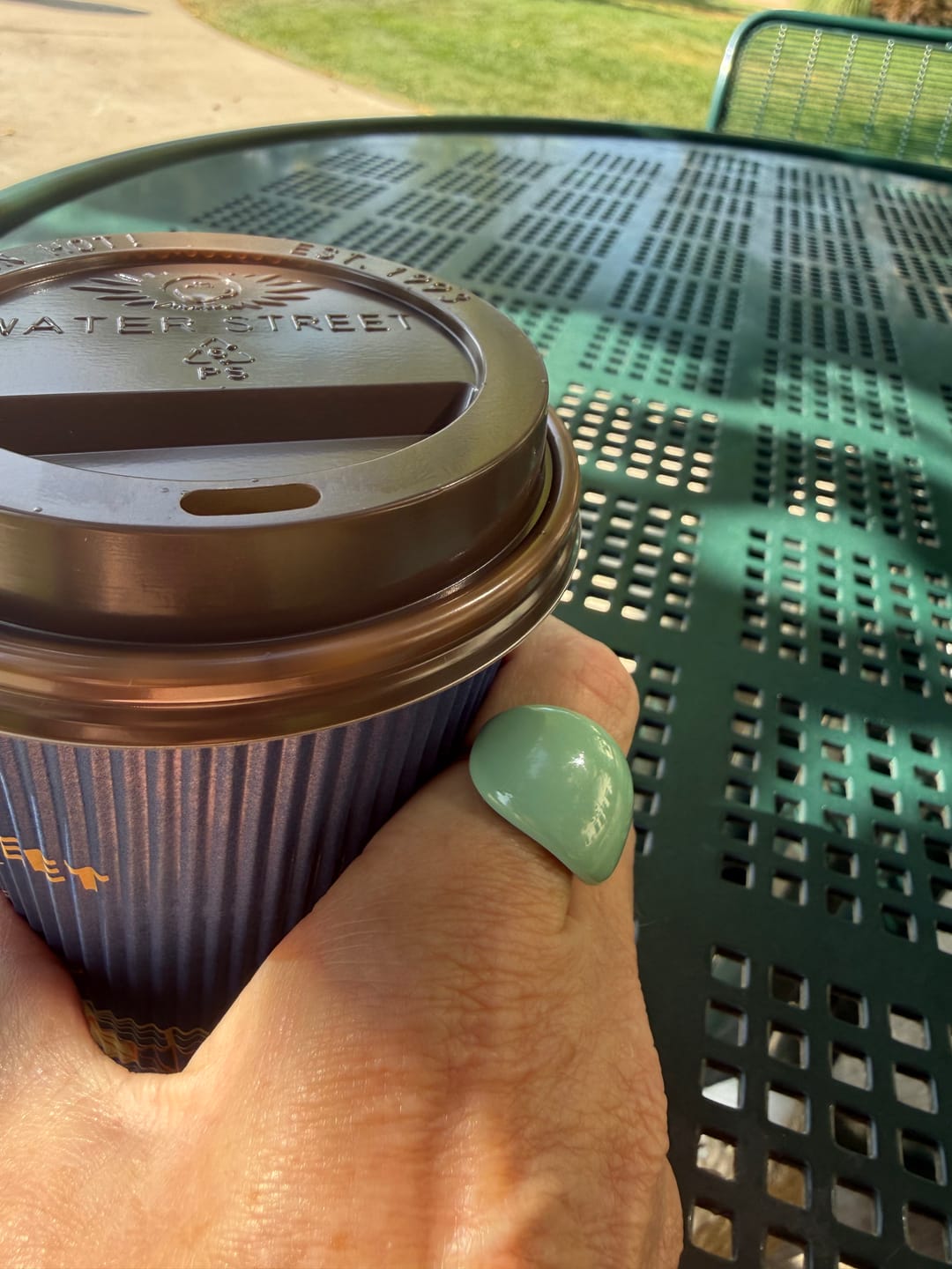 Customer photo review of Lava Drop SS Enamel Ring