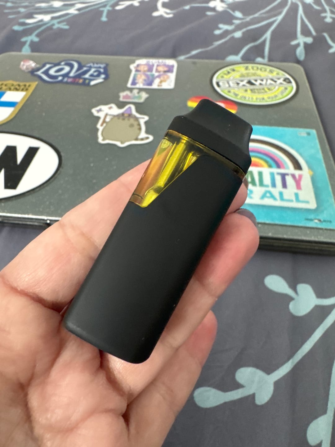 Customer photo review of PUR VYB - 2G THCa Live Resin - Blue Dream (Sativa)