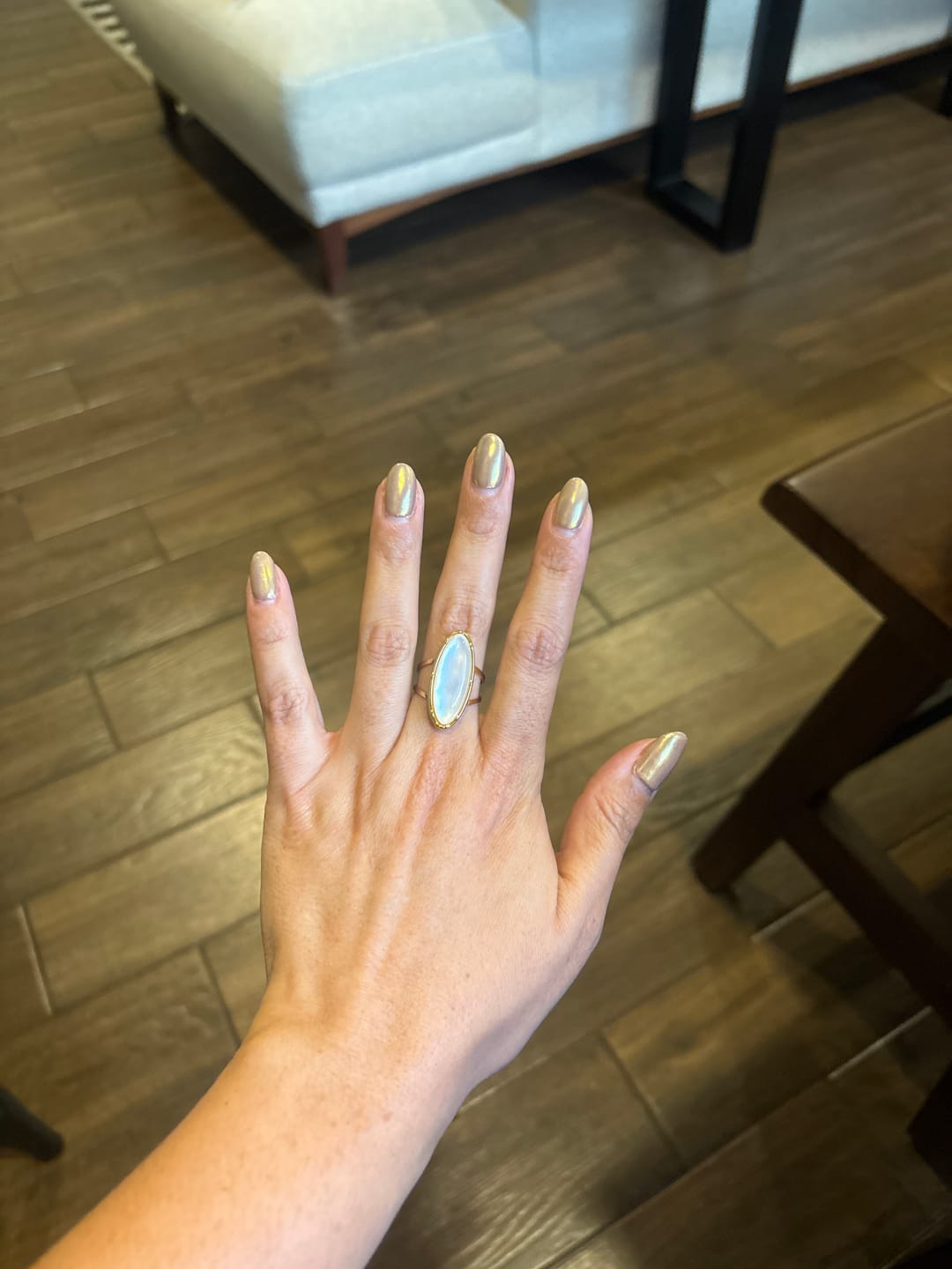Customer photo review of Anillo Ajustable Gema