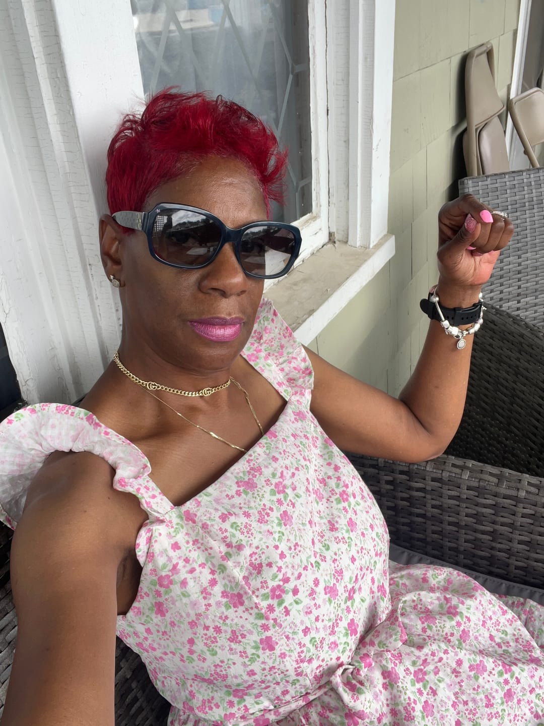 Customer photo review of Serenade Choker Necklace
