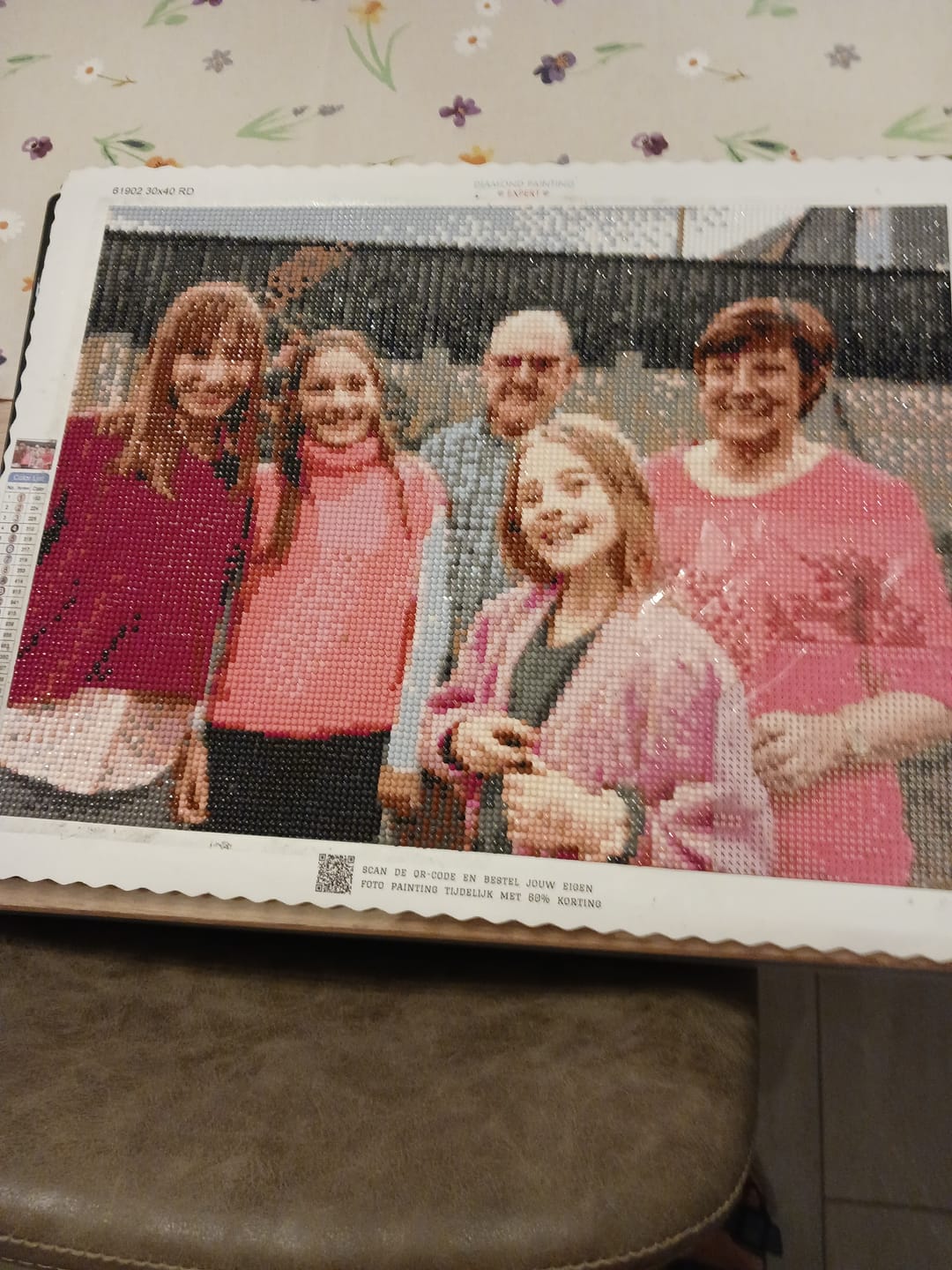 Customer photo review of Eigen Foto Diamond Painting