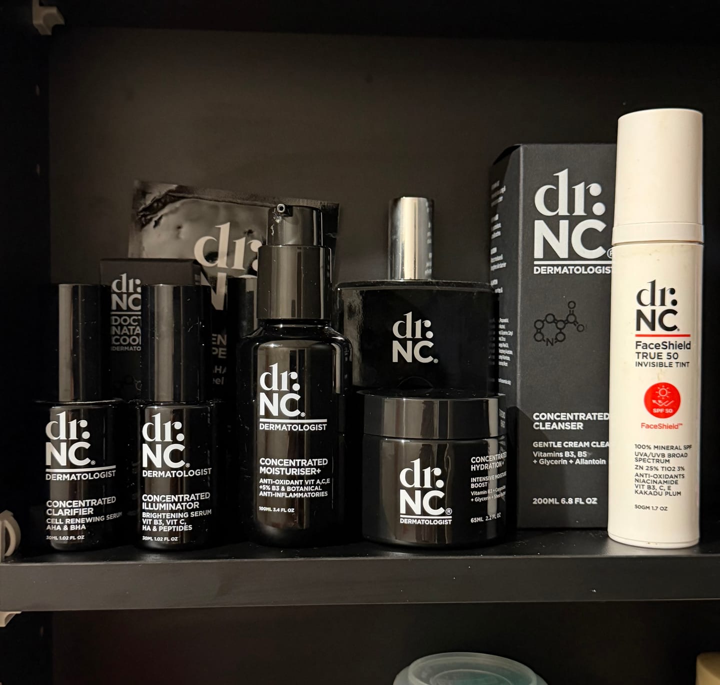 Customer photo review of drNC SKINCARE PM ROUTINE