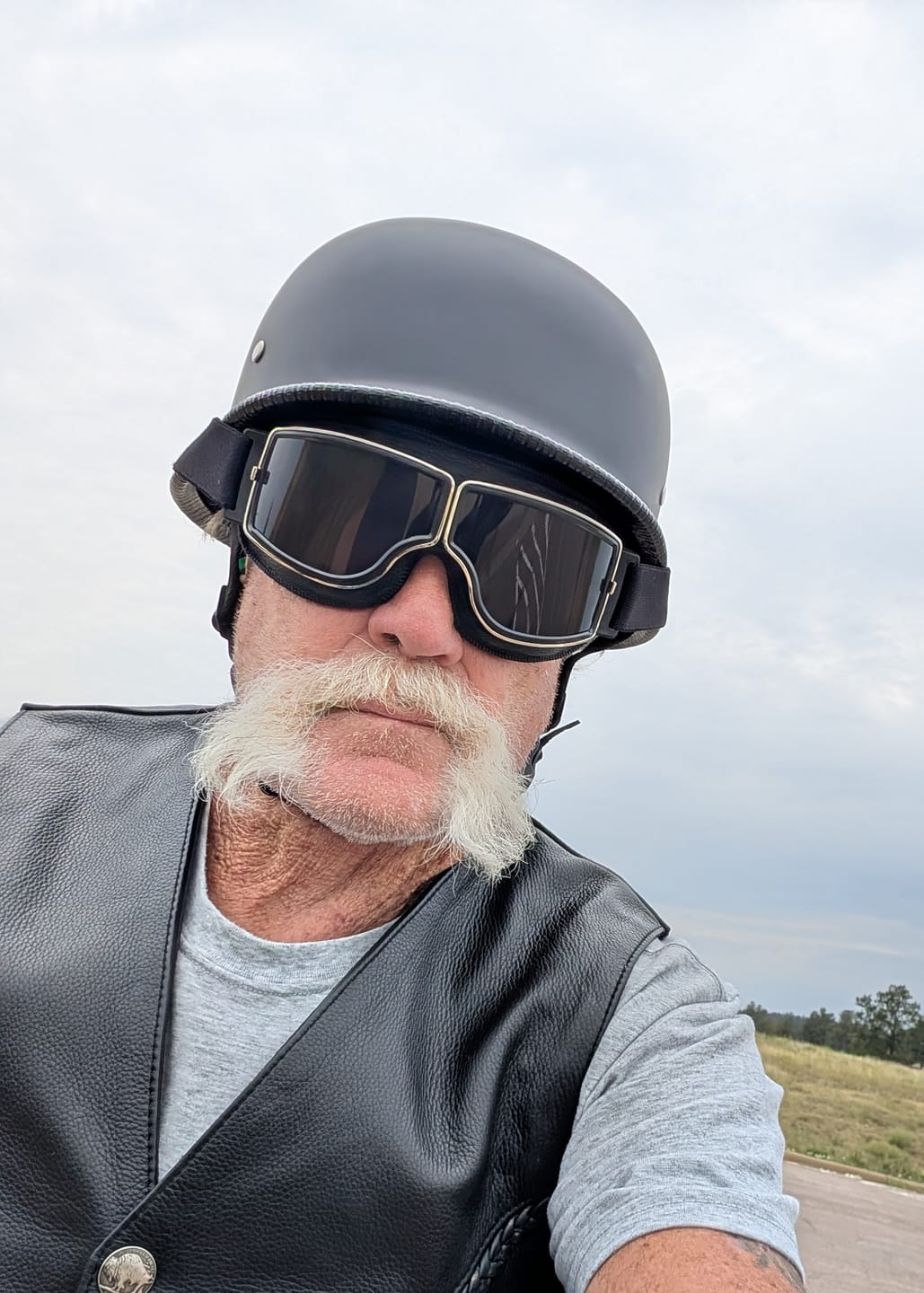Customer photo review of Lightweight Mayan DOT Germanator Helmet / Matte Black