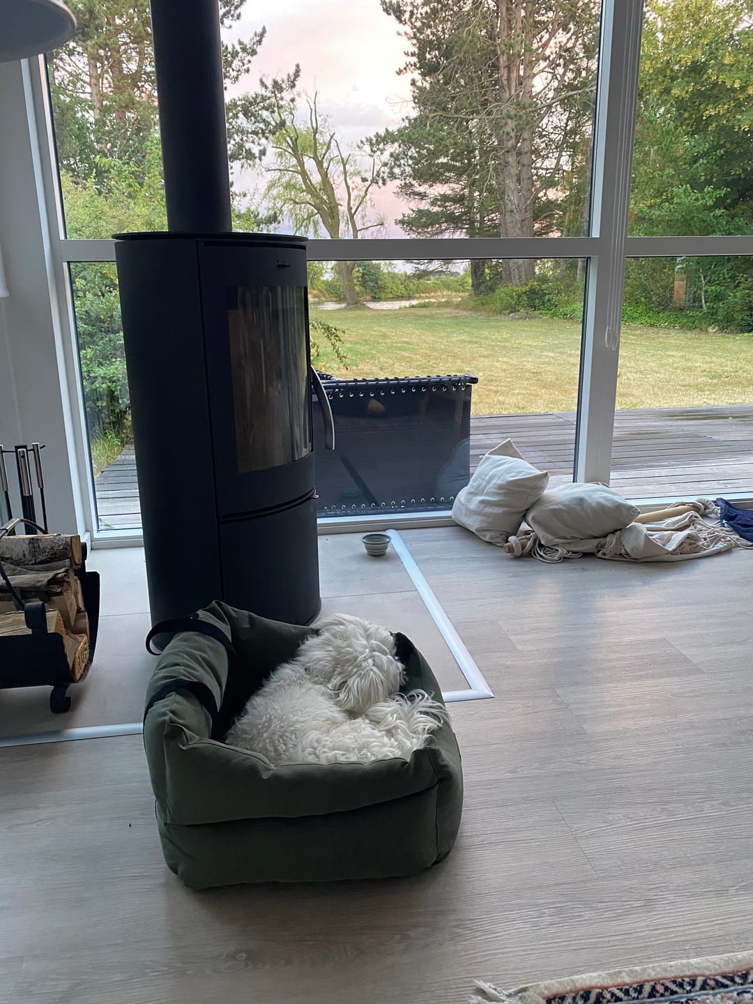 Customer photo review of Luksus bilsæde (armygrøn)