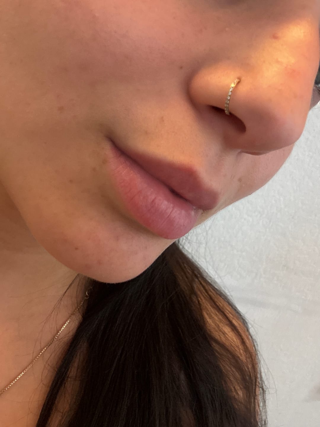 Customer photo review of Zircon Clicker | Nasen- & Ohrpiercing