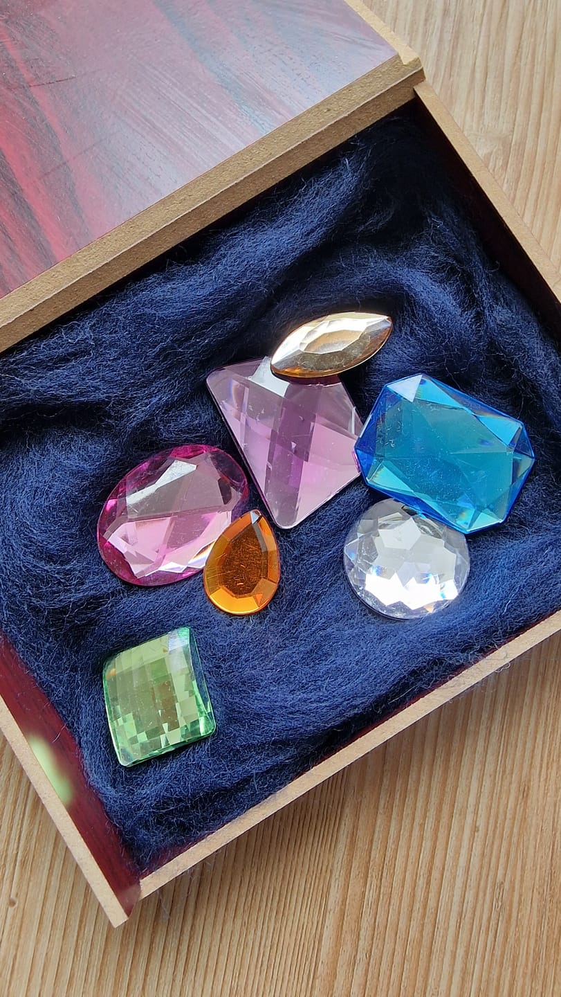 Customer photo review of 7 große Glitzersteine