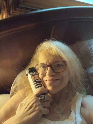 Customer photo review of HALF BAK'D SUMO MANGO SOUR'D GUMMIES THCA/P/D8 10000MG 25CT/JAR