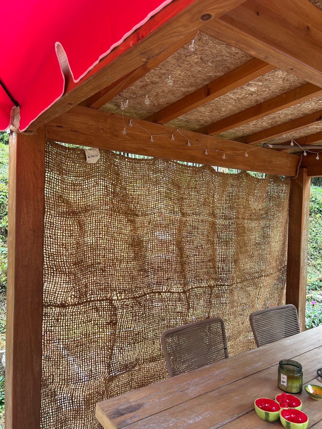 Customer photo review of Rideau en fibre de coco
