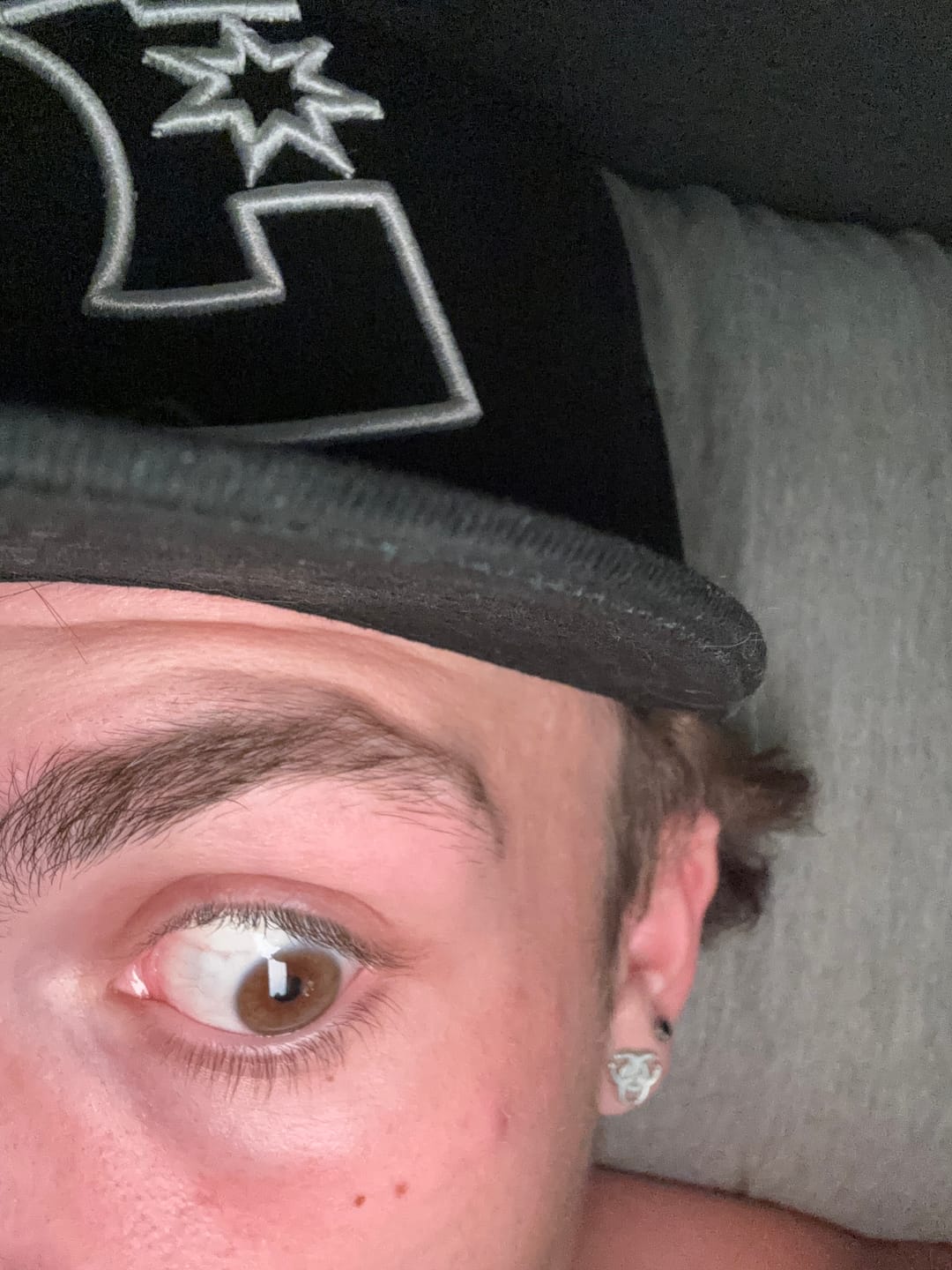 Customer photo review of BIOHAZARD STUD EARRING
