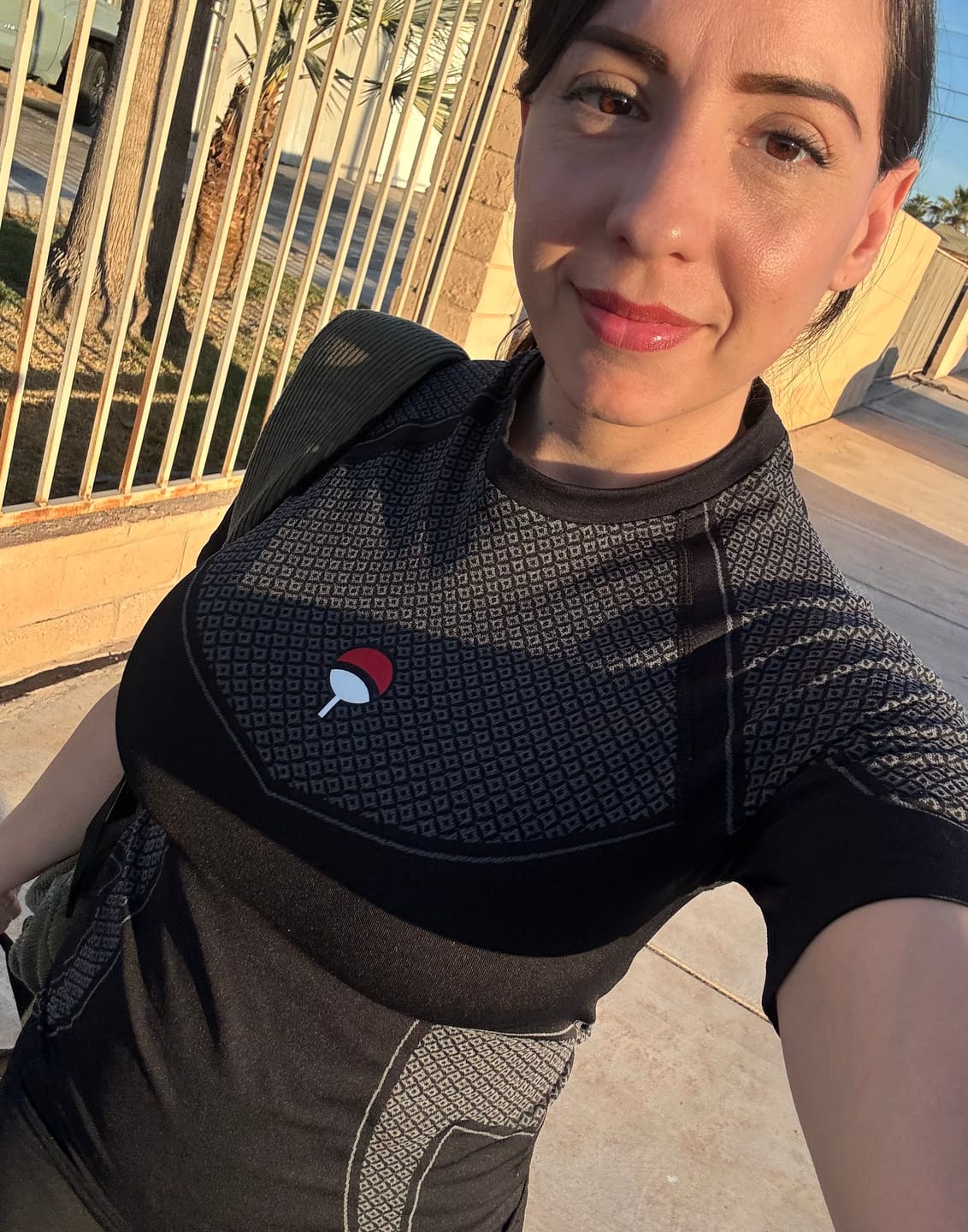 Customer photo review of Clan Compression Tee