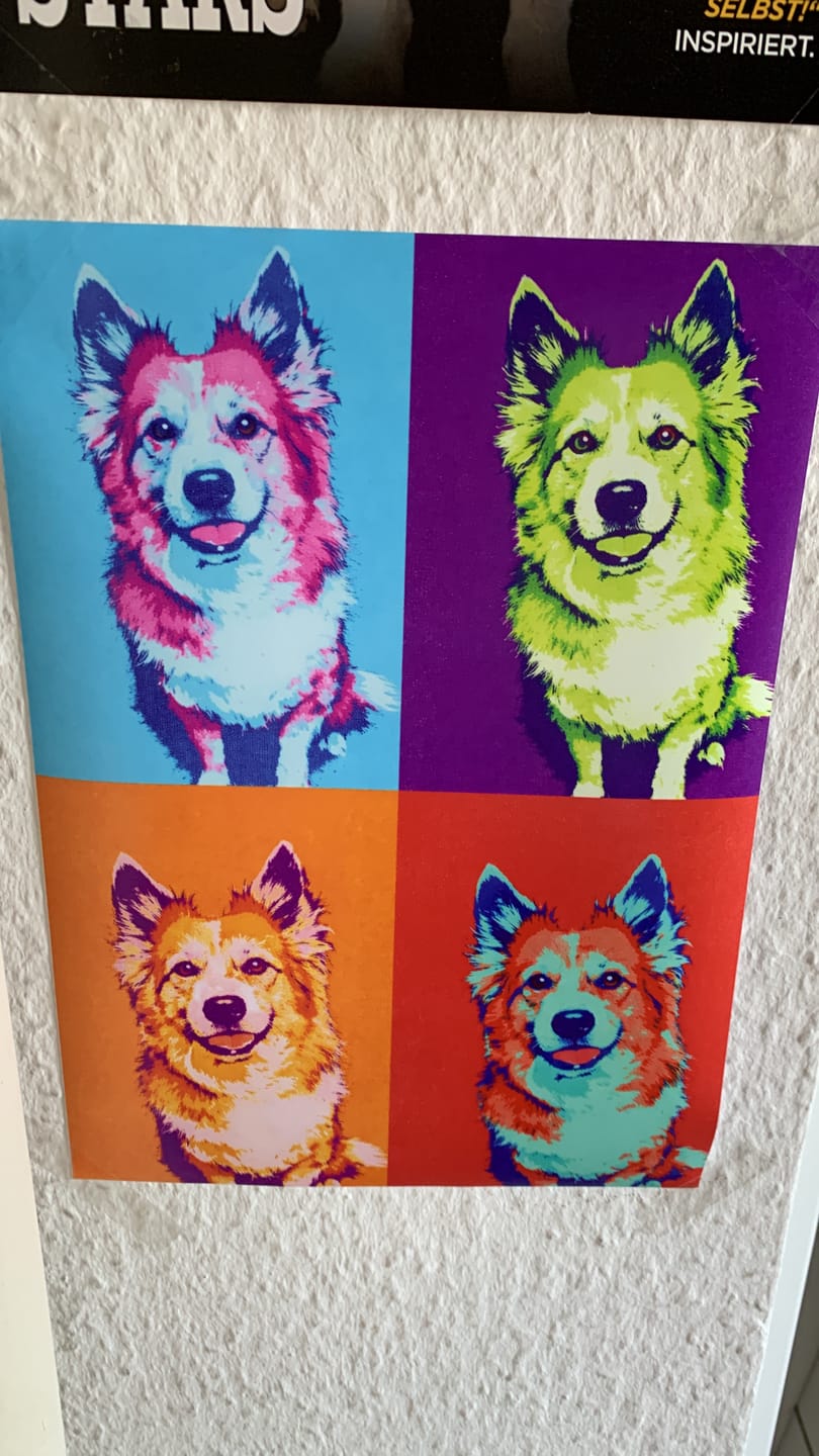 Customer photo review of Personalisiertes Poster - Farbquadrate