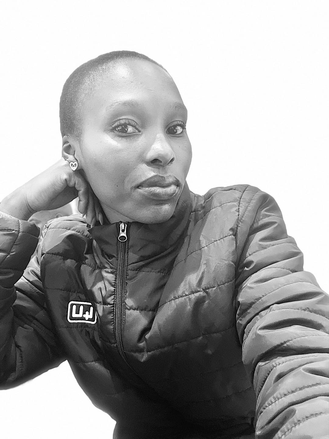 Customer photo review of Gold Thando Studs