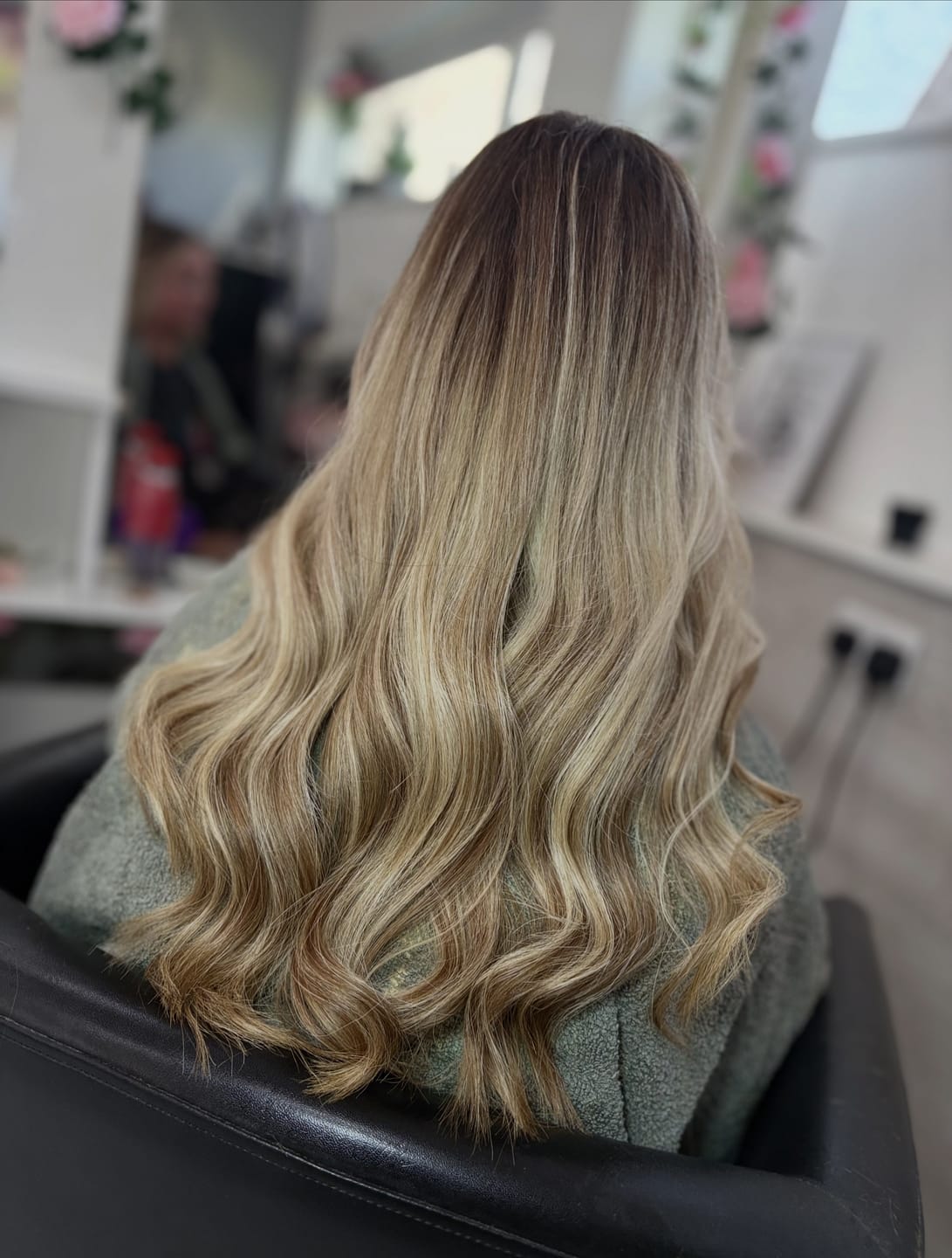 Customer photo review of Easitape Hair Extension Double Sided Tape Tabs (60 per pack)