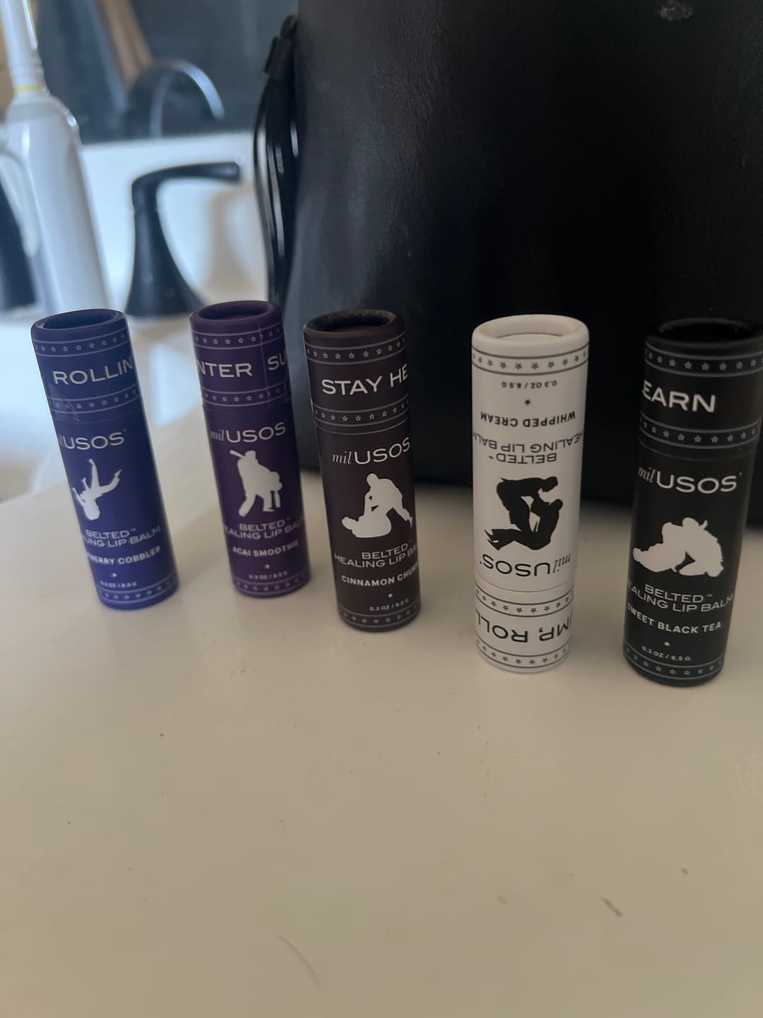 Customer photo review of Belted Lip Balm Gift Set