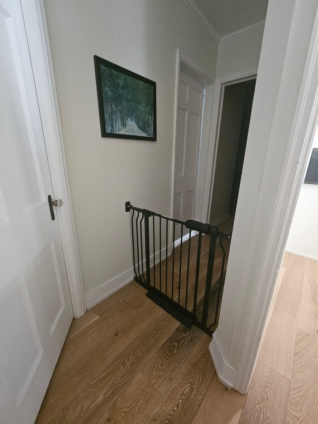Customer photo review of FairyBaby Extra Wide Baby Gate, Easy Install Extra Security