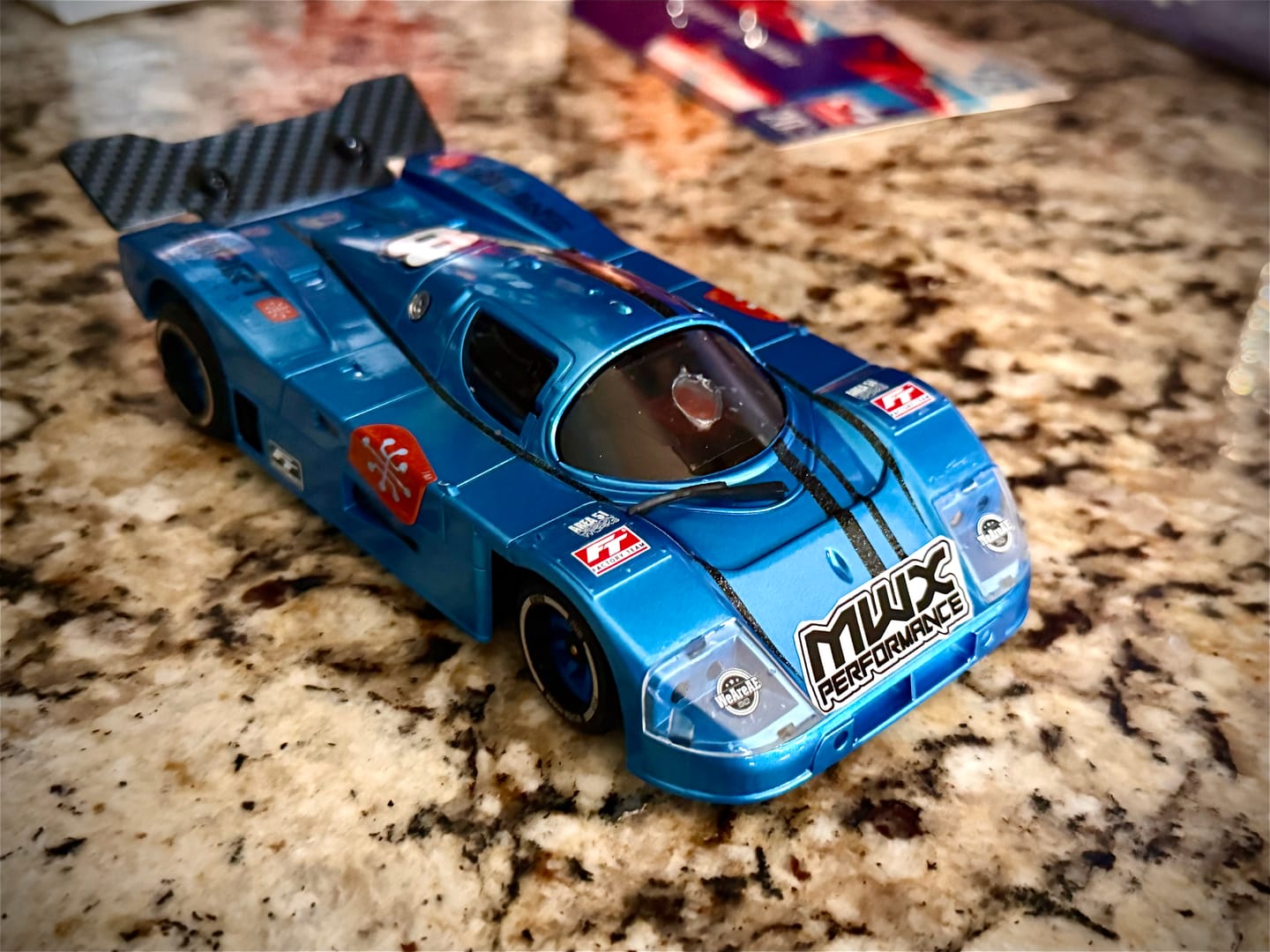 Customer photo review of Silver Horse RC Mbz Sauber Blue LM 102mm Painted Body - Coruscant Sky