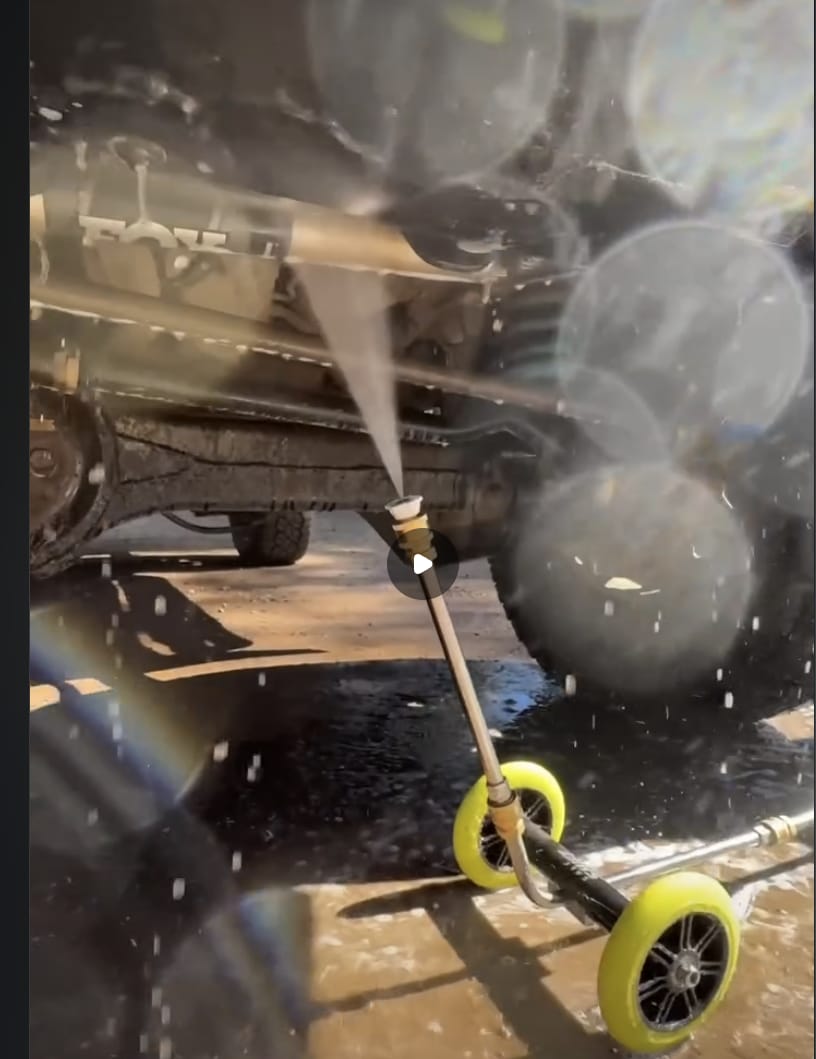 Customer photo review of Underbody Blaster Off-Road Salt & Mud Kit