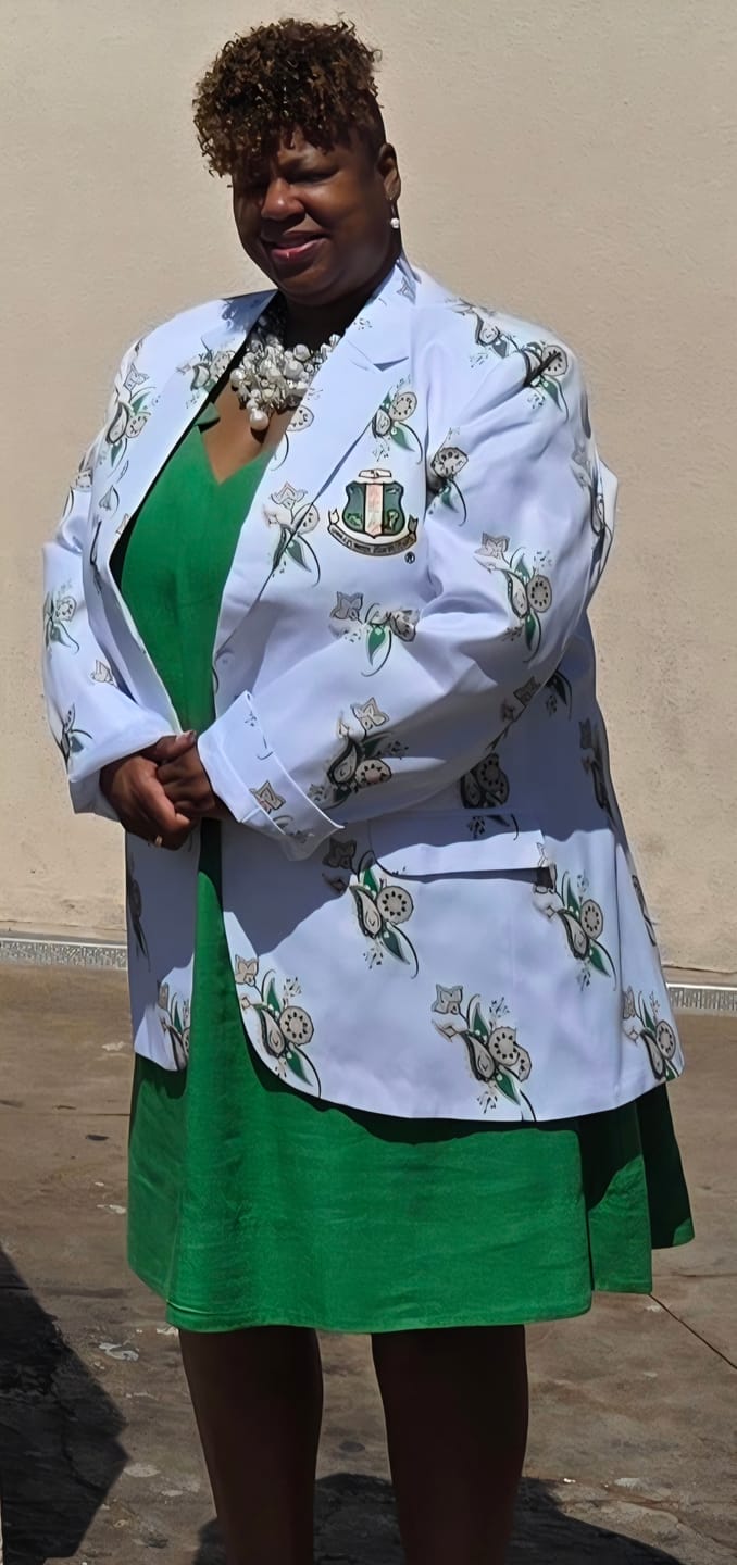 Customer photo review of AKA Paisley Blazer